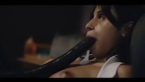 Slut Emiri Momota and Penny Park Get Their Pussies Destroyed by Monster Alien Tentacles