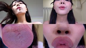 Rei Misumi - Smell of Her Erotic Long Tongue and Spit Part 1