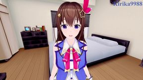 Hololive VTuber Tokino Sora receives a creampie