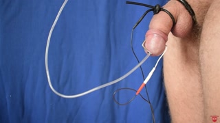 Hot orgasm from sounding ESTIM to cum in the tubule