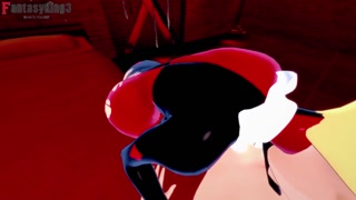 Harley Quinn masturbing so i help her | Batman series | Full Hentai POV video
