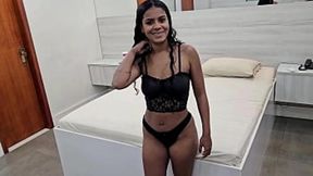 Larissa Goulart's first anal scene with Jr Doidera