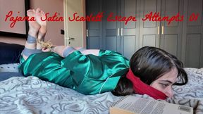 Pajama Satin Scarlett Escape Attempts 01 - 2K
