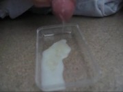 Mega load of sticky sperm