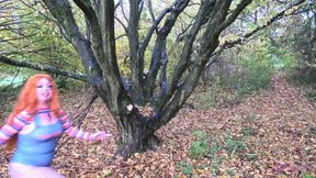 Catalia Smoking Dressed up in Cosplay