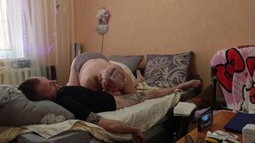 I love it when my mother-in-law gives a blowjob and sucked every last drop of cum out of my dick