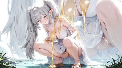 Golden ELF HENTAI Gushes Desperate Nipples PEE IN PUSSY HD Exclusive Verified Amateurs