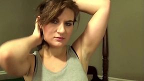 POV GF dominates in sexy jeans fetishes scene