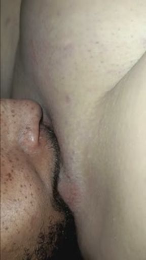 using my dick to play with her pussy