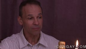 Handsome mature homosexual anally fucks young hunky homo