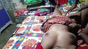Sister-in-law takes on her hubby's brother in a steamy &mdash;  sweaty &mdash;  and sloppy sister-in-law blowbang!