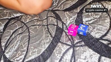 Condom off deepthroat riding my stepsis' boyfriend's big cock