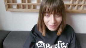 Squirt & Italian Dirty Talk � Silvia Soprano rides me, moans hard and swallows my cum!