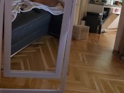 Daddy giving the boy two loads double cumshot bating verbal