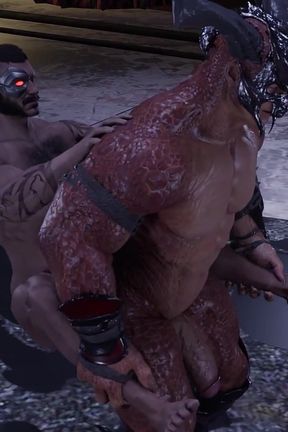 Lustful Kombat 3 - Shao Kahn XXX Kano Scene