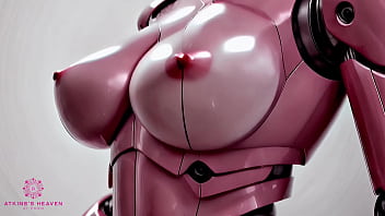 Busty AI robot bounces big boobs for your pleasure