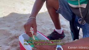 Exclusivo pro RED | O VENDEDOR MOREN&Atilde_O COM PINTA DE DOTADO VEIO ME OFERECER CERVEJA E &Aacute_GUA MAS EU DISSE QUE QUERIA MESMO &Eacute_ ROLA E ENT&Atilde_O ROLOU DE IRMOS PRO MEU NA PRAIA DA BOA VIAGEM