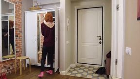 Ravishing Redhead's Lewd Oral&#x1F61C; and Anal&#x1F44C; on Live Feed by Doting Gentleman