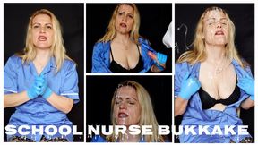 School Nurse Bukkake