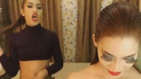 Asian Couple Fucks on Live Webcam