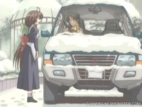 Hentai cartoon dubbed in English romantic