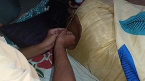 My wife was fucked by my friend while she was sleeng, wife enjoyed thick cock