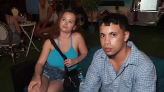 Bold & Beautiful - Public Striptease with Big Boobs Girl Next Door
