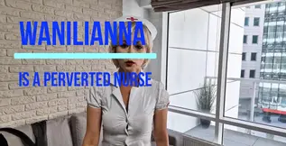 Fetish nurse in bondage  Wanilianna starring as a perverted, fetish nurse with erected nipples and her tits in hard