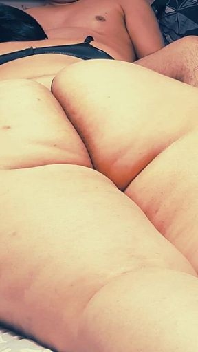 Stepmom Fucks in Bed, Only Fans in Slow Motion, Big Cock Blowjob
