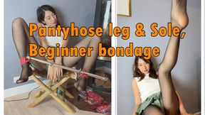 Pantyhose Leg & Sole, Beginner Bondage