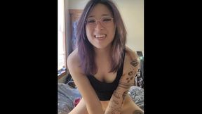 Japanese Trans Lady Rails Ginormous Fuck stick (free-for-all preview)