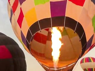 Date Night - Risky Sunrise Sex (this babe swallows) over pyramids in an air balloon - Sammmnextdoor