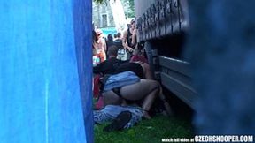Czech Snooper - Wild Sex Amidst the Crowd