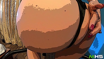 Milf leva ferro em Pov