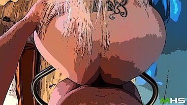 Milf leva ferro em Pov