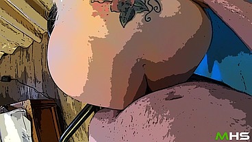 Milf leva ferro em Pov
