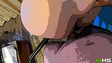 Milf leva ferro em Pov