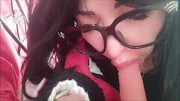 burpin sexy Chantal: blowjob and burps