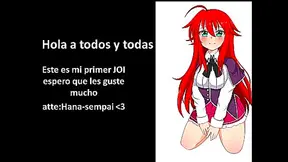 Rias Takes Control with Sensual JOI Commands in Hot Hentai Action