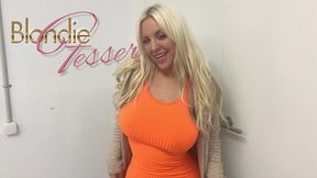 hot roleplay meet in a hotel room with dirtytalk riding dildo - blondie fesser