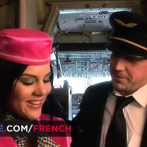 Anal Sex with the Stewardess During the Flight