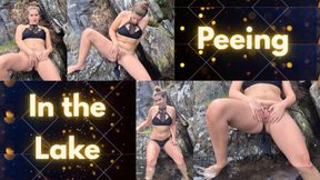 Peeing in the lake