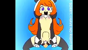 Mona from MinusPal Gets Horny in WarioWare Parody Hentai Scene