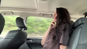 She Satisfied Herself in the Back Seat of the Car.