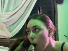 Sister in law smearing herself in cum - AMATEUR