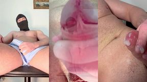 deutscher daddy in hugo boss boxer wichst ladung auf sein bauch