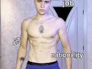 College Twink RESANU From the Balkans Rides Cock Like a Cum-Hungry Pro