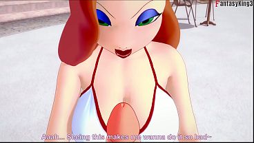 Jessica Rabbit POV bikini sex | Full &amp_ Pov version on Sheer &amp_ PTRN: Fantasyking3