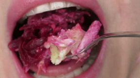 A meal with various vegetables WMV FULL HD 1080p