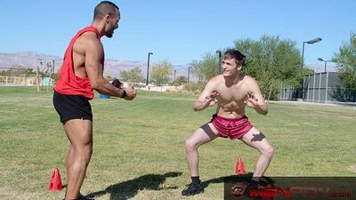 Black Coach Gets A Little Touchy W/ His Football Player, Gives Him The BBC